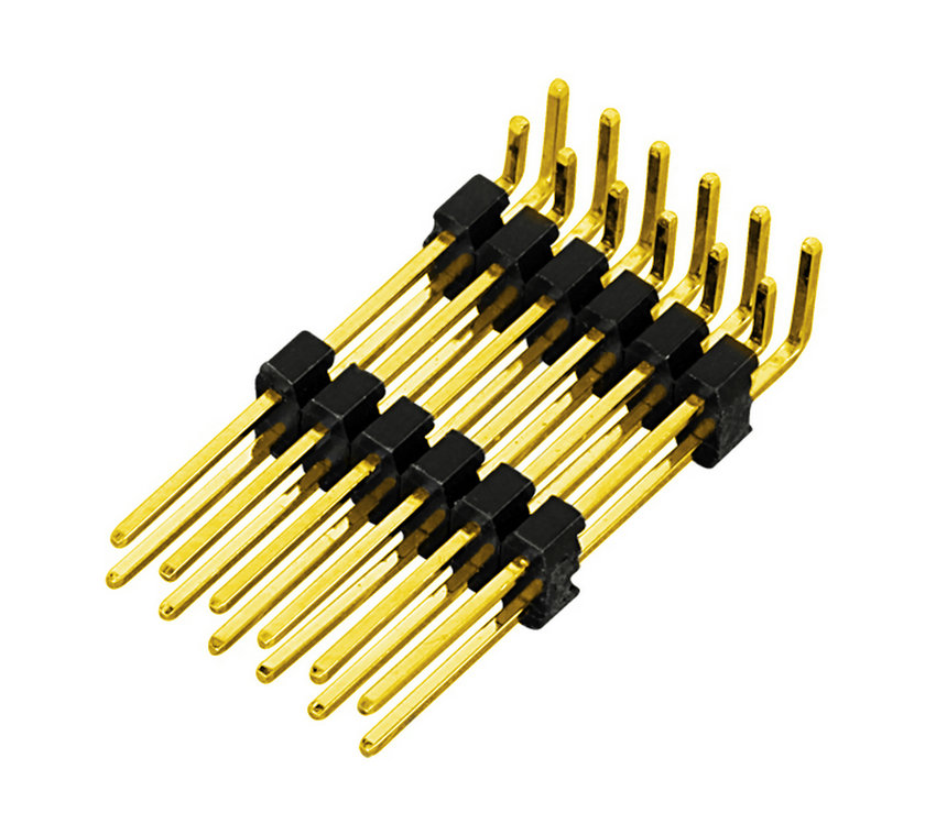 PH2.0mm Pin Header Dual Row Dual Body Right Angle Type Board to Board Connector Pin Connector 