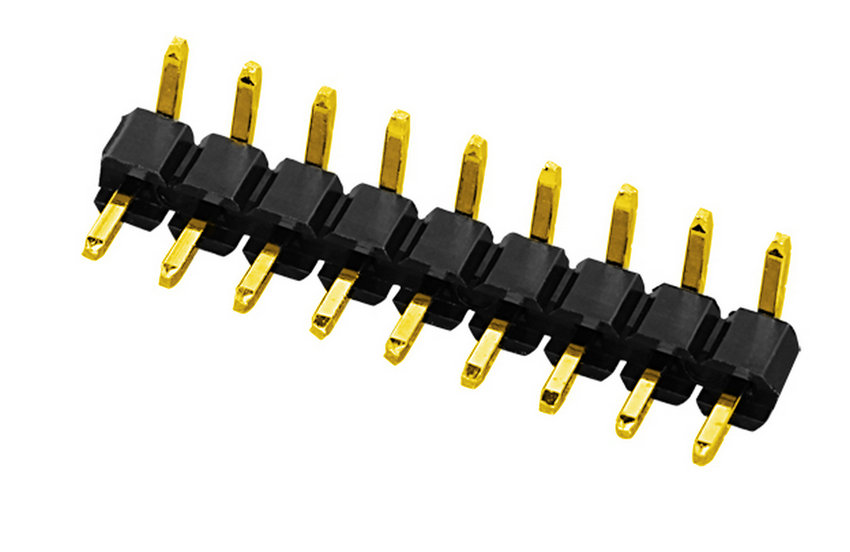 PH2.54mm Pin Header, Single Row Right Angle Type Board-to-board Connector, Pin Connector 