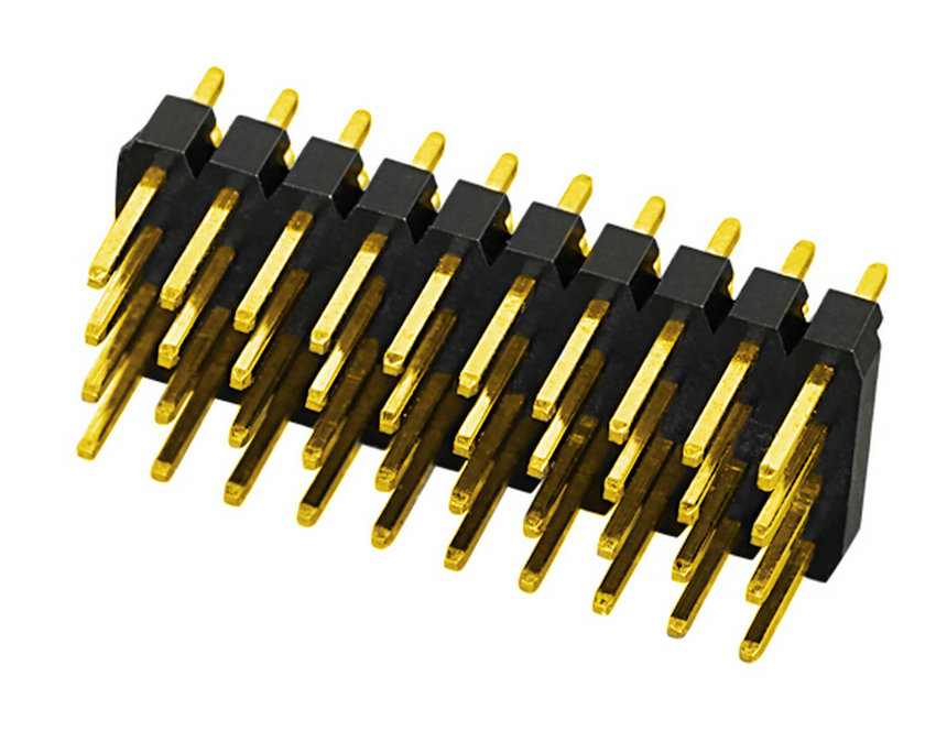 PH2.54mm Pin Header Four Row Straight Type Board to Board Connector Pin Connector 