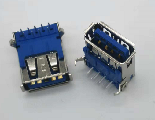 USB 3.0 180°A/F 90° L=16.5mm connector 